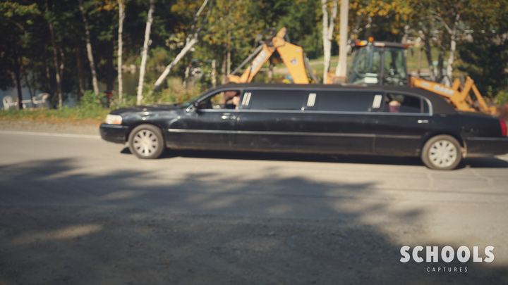 Black Lincoln limo